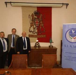 Il Presidente Nazionale Stefano Filippi, accompagnato dal Segretario Regionale Giovanni Rana e il Responsabile dell’Ufficio Legale Stefano Ena